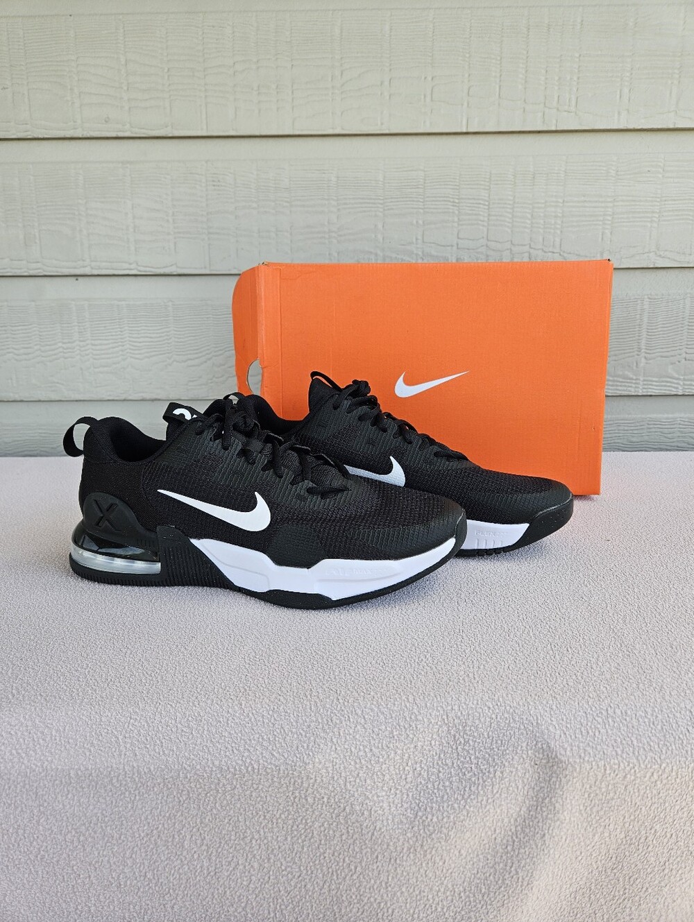 Nike Air Max Alpha Trainer 5 Men SZ 11.5 Sneakers Black Gym Athletic DM0829 001